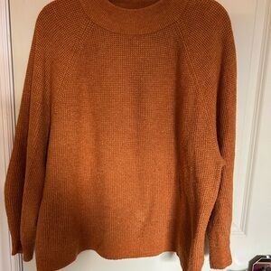 GAP Warm Orange Turtleneck Sweater
